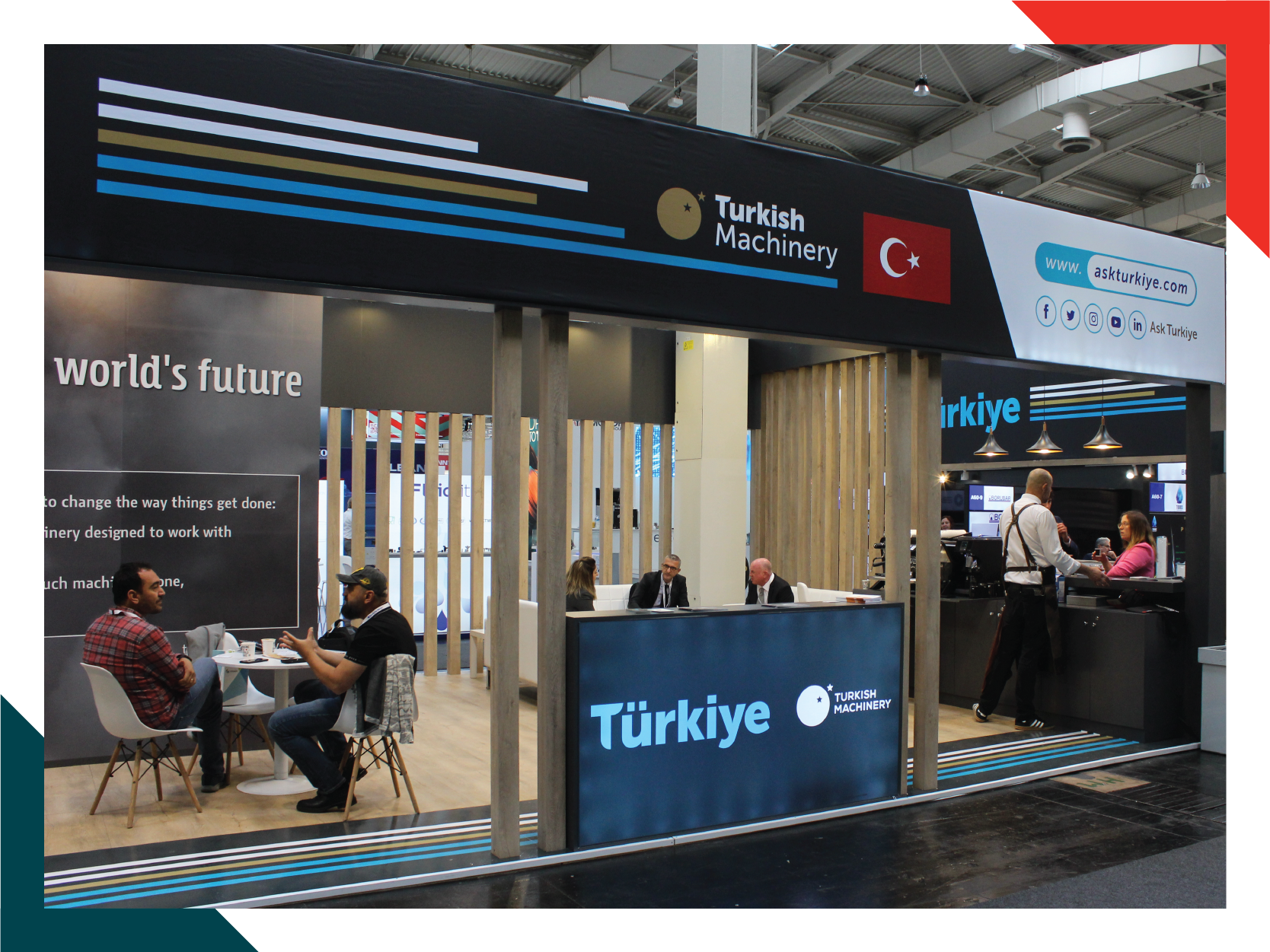 Die innovativen Maschinenbauer aus der Türkei nahmen an der Hannover Messe 2022 teil
